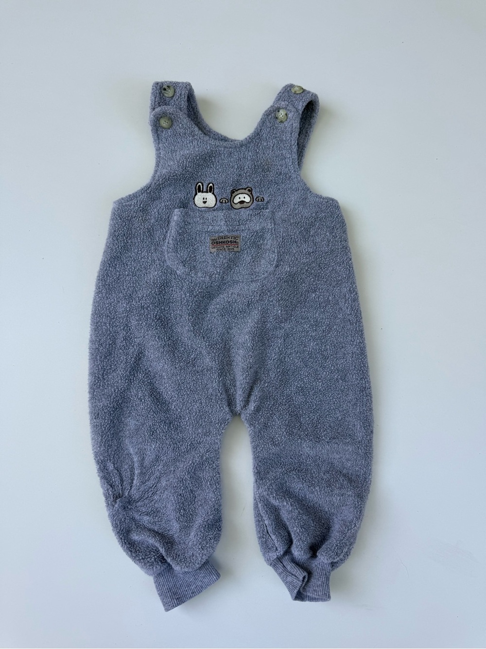 Vintage OshKosh fleece overalls